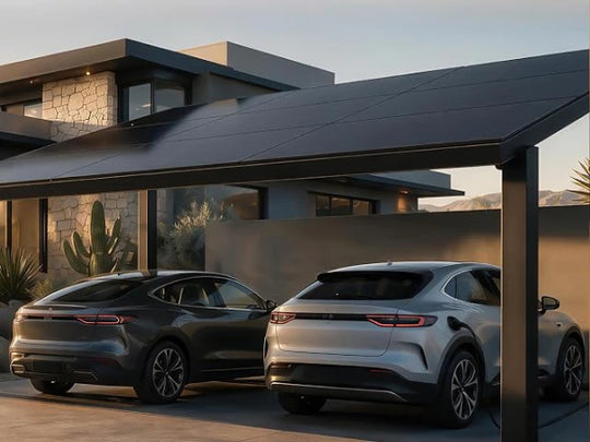hishen solar panels for ev carport