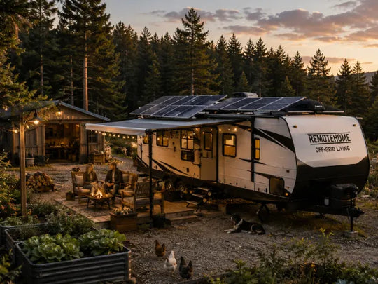 hishen solar panels for travel trailer off grid living