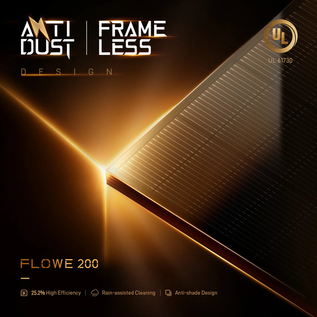 200w solar panels frameless antidust