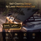 hishen_200w_solar_panels_self-cleaning_design