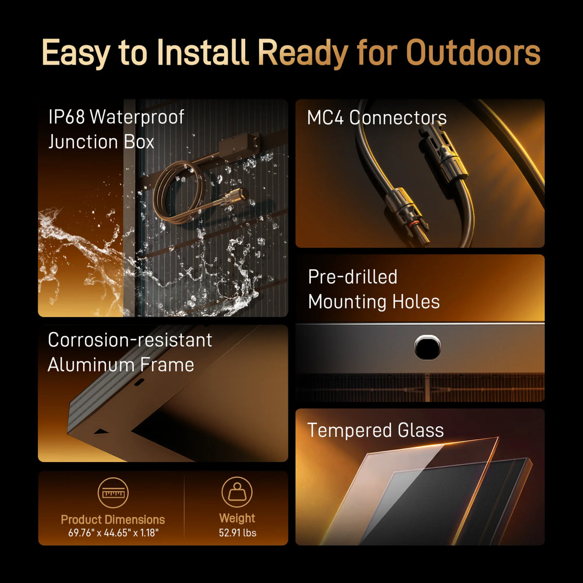 450w easy to install ready for outdoors