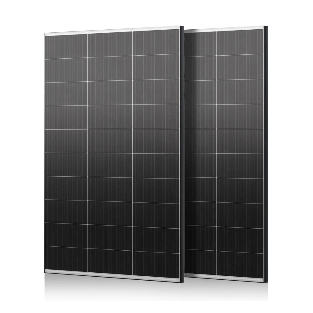 FLOWE 100W Frameless Solar Panels 2PCS White
