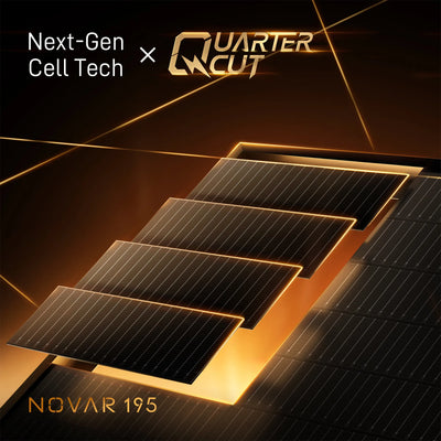 hishen solar panels quarter cut cells 