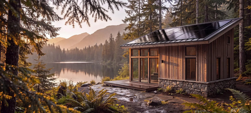 hishen solar panels for tiny house off grid